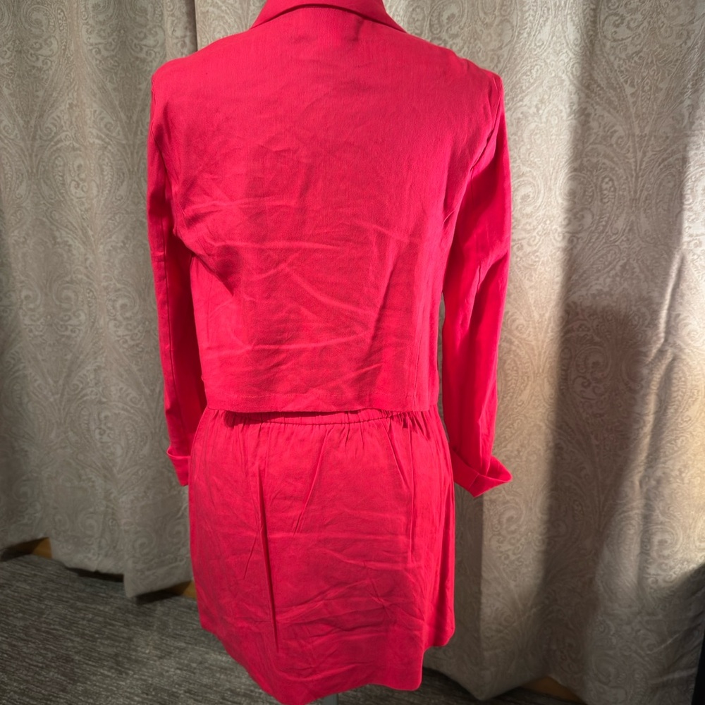 House of Harlow 1960 Bright Pink Blazer and Skirt Set - Picture 3 of 3